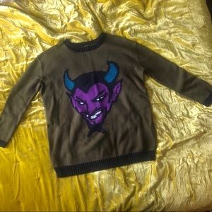 Vintage Betsey Johnson Devil Sweater
